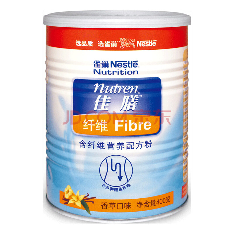 雀巢 佳膳 含纤维营养配方粉 香草口味 400g