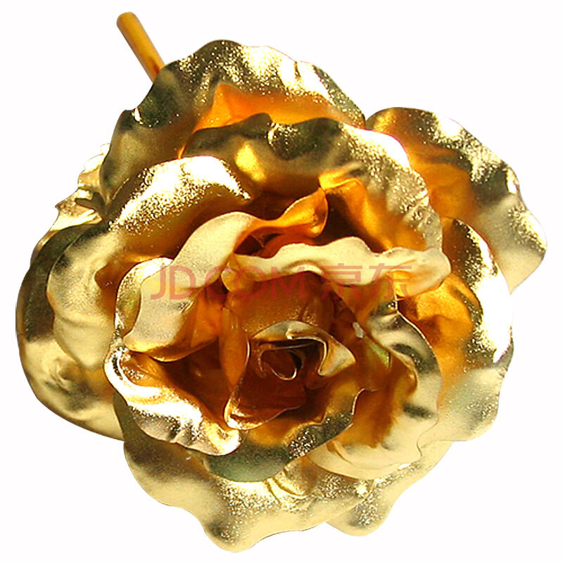 24k黄金玫瑰纯金金箔玫瑰婚礼结婚新婚婚庆礼物送女朋友老婆创意情人