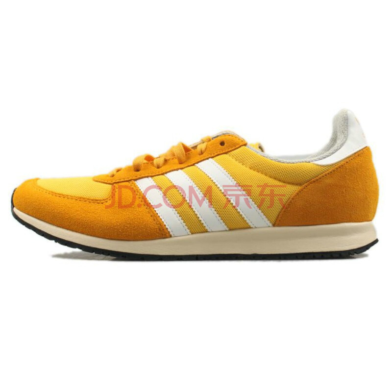 阿迪达斯adidas三叶草中性板鞋-g61439 xj 黄色 41