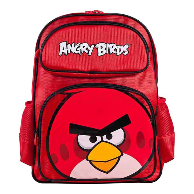 poscn 美乐奇 愤怒的小鸟双肩包 中小学生双肩书包 kb8514-0211 红色