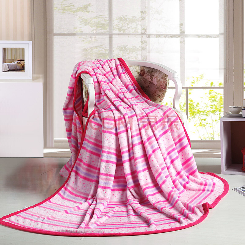 卡佩利丝 美舒绒超柔毛毯 毯子 空调毯 彩虹天堂-梦烁 毛毯一条150*