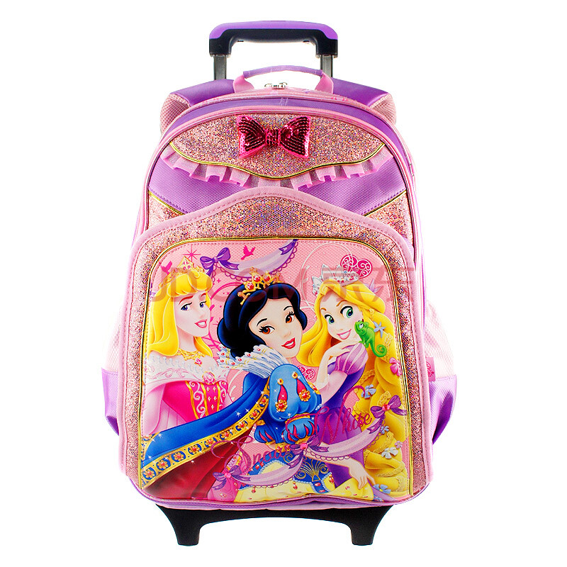 ibb爱宝贝 迪士尼公主拉杆书包 pb8107 紫色