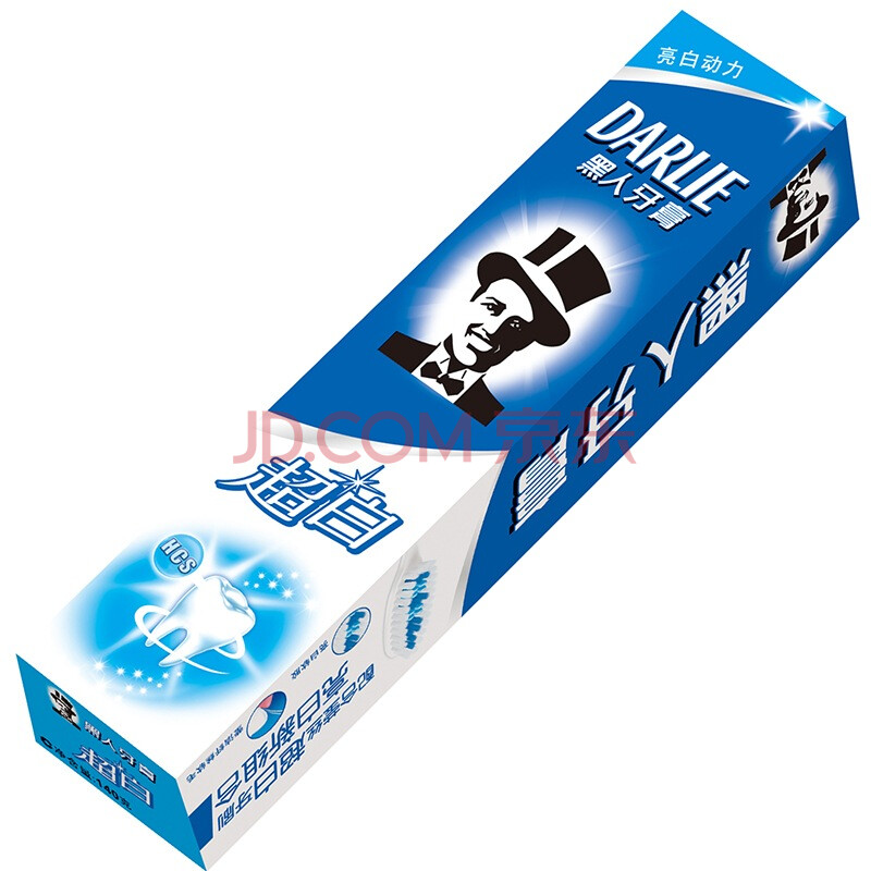 黑人超白牙膏140g