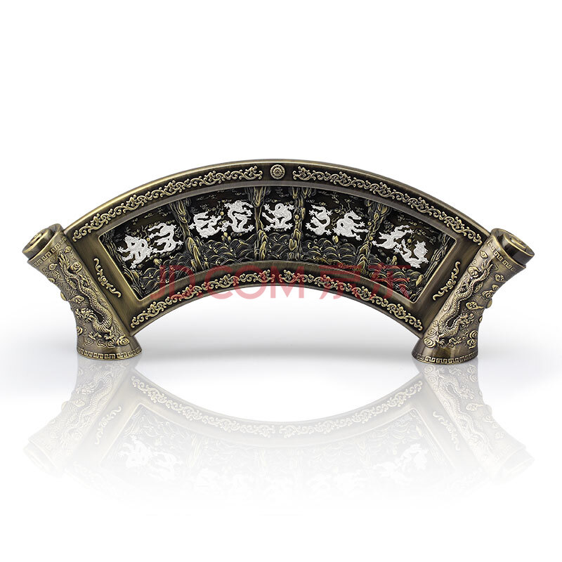 24k999纯千足金礼品摆件九龙壁 商务礼品 中国黄金家居摆设装饰品 千