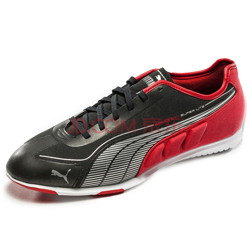 puma 男女 賽車鞋 speed cat superlt low 304357 黑色-銀色-緞帶紅