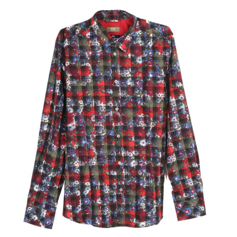 ice 男士花衬衫 g05111200150-39#-12 花色 xl