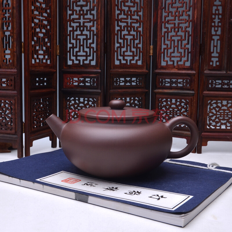 黄龙壶缘 宜兴紫砂壶 实力派顾婕君(全手工球孔素影壶) 原矿紫泥 紫砂