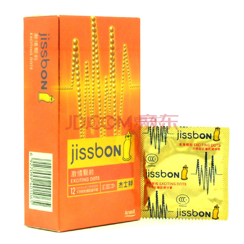杰士邦激情颗粒12只装