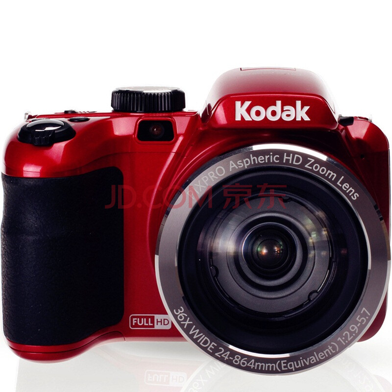 柯达(kodak) az362 数码相机 红色(1638万像素cmos传感器 3英寸屏 36