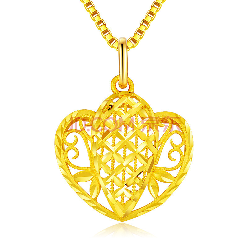 千禧之星 999千足金24k黄金吊坠女款 约3.27-3.28克