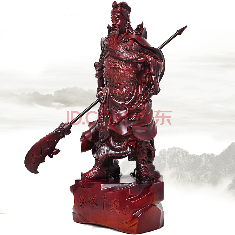 壹汇家纺 关公 摆件关公像 关公 创意树脂摆件家居装
