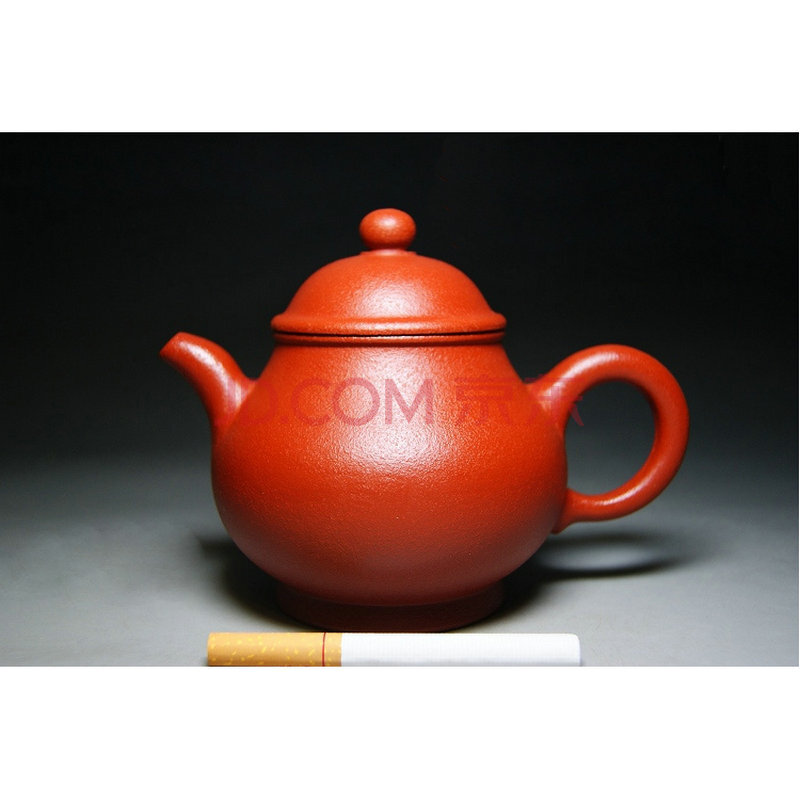茗陶轩 宜兴原矿紫砂茶壶正品特价赤霞朱泥高壶250cc