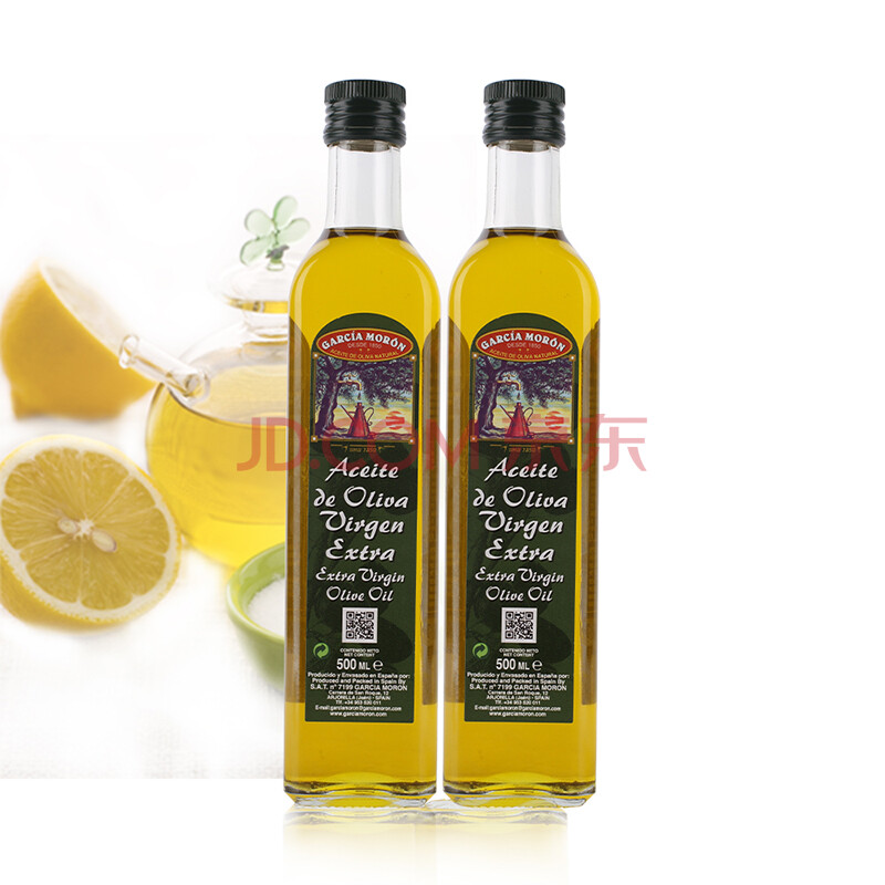 卡尔西亚摩龙 特级初榨橄榄油500ml*2组合 西班牙原装进口酸度〈0.