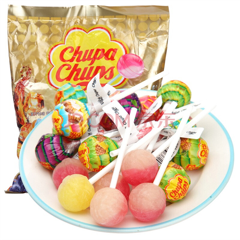 珍宝珠混合味硬糖棒棒糖10g*60支(加量装随机发送)