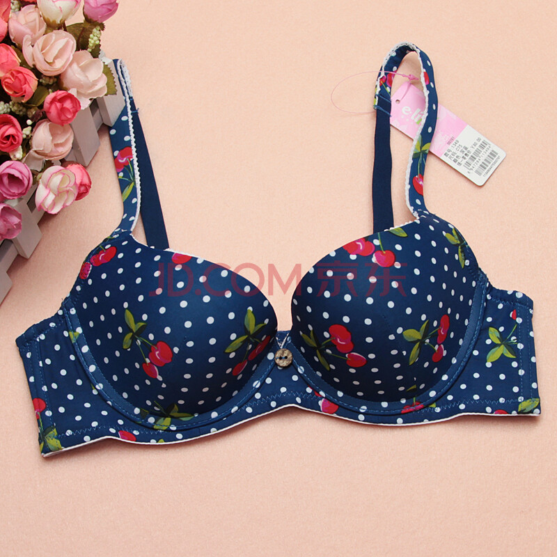 【少女文胸套装】怡兰芬钢圈聚拢丰满大码波点 t-1349(1101191