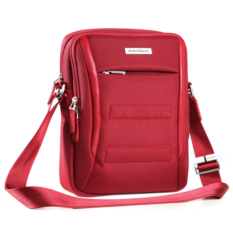 【今日团购】艾奔单肩包男士斜挎包 as-m22 红色