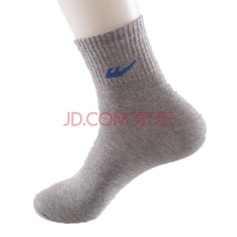 回力 男士袜子 秋冬款棉袜休闲商务男袜 均码 hwz-0005 灰色 均码