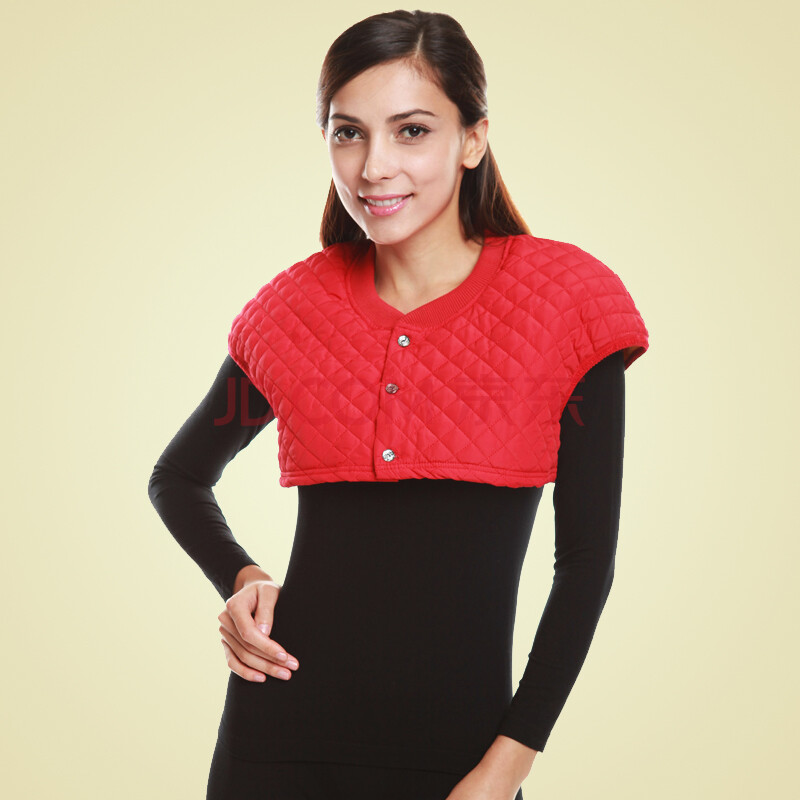 南极人 精品羊毛保暖加厚护肩 肩周炎必备品 女款/红色 xxl