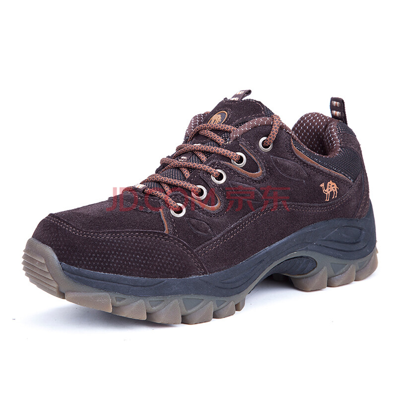 torp肯拓普骆驼 户外减震登山鞋 女款反绒牛皮防滑耐磨徒步运动鞋 d