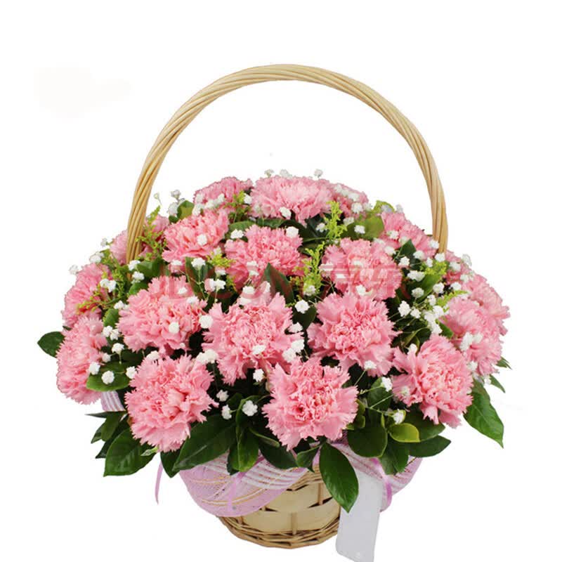 鲜花速递 祝福精品手提花篮快递 商务探望鲜花速递生日礼品 款式23