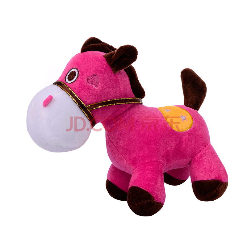 精品可爱仿真马公仔抱枕靠枕毛绒玩具娃娃马年吉祥物正版卡通白龙马