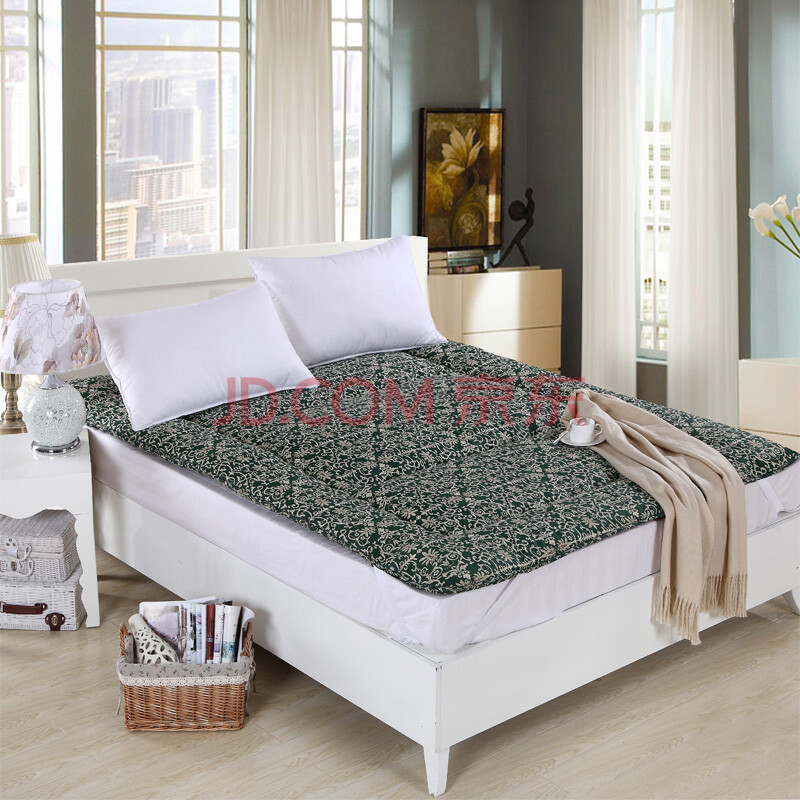 澳利文.袋鼠 加厚舒眠羊毛床垫 床褥 三层棉 单人0.9床