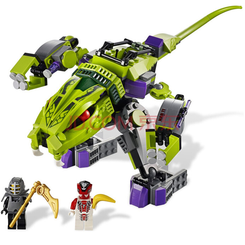 博乐拼装积木高质量玩具 幻影忍者ninjag 毒牙巨蟒机械