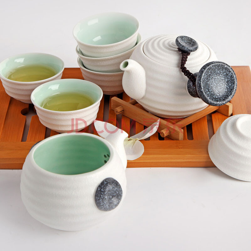 茶具 定窑雪花釉 茶具套装——雪粒浴寂图片-京东商城