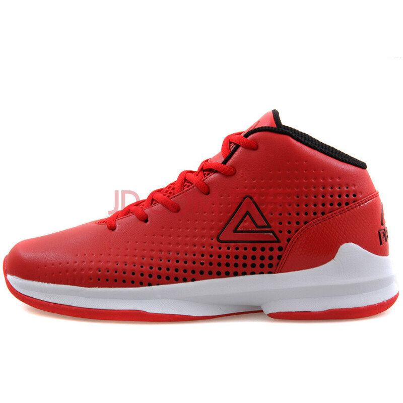 匹克peak男式运动鞋防滑耐磨专业篮球鞋减震男球鞋e23161a 大红 39