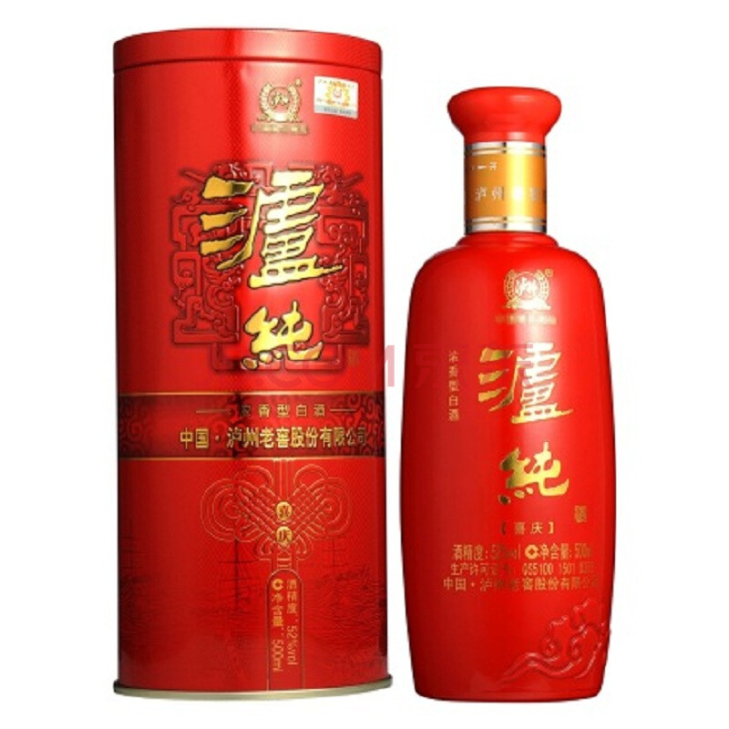 52°泸纯喜庆500ml