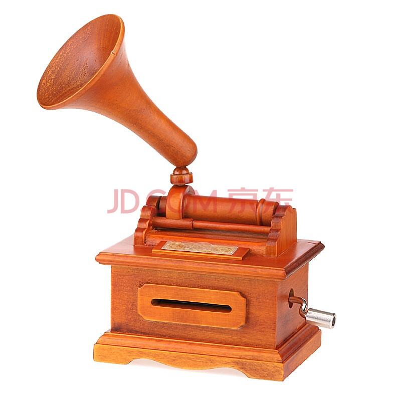 韵升 至音源八音盒 手摇纸带留声机音乐盒y15h1m7