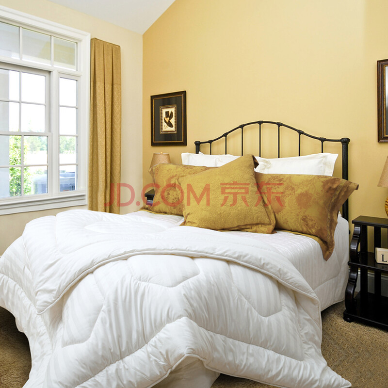 猫猫家纺 纯棉纯新羊毛被 白色 200x230