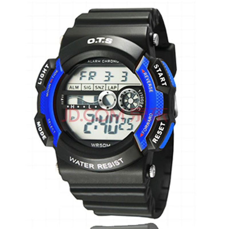 返回商品页奥迪斯(ots)潮时尚多功能运动防水表 男女中性电子表6900