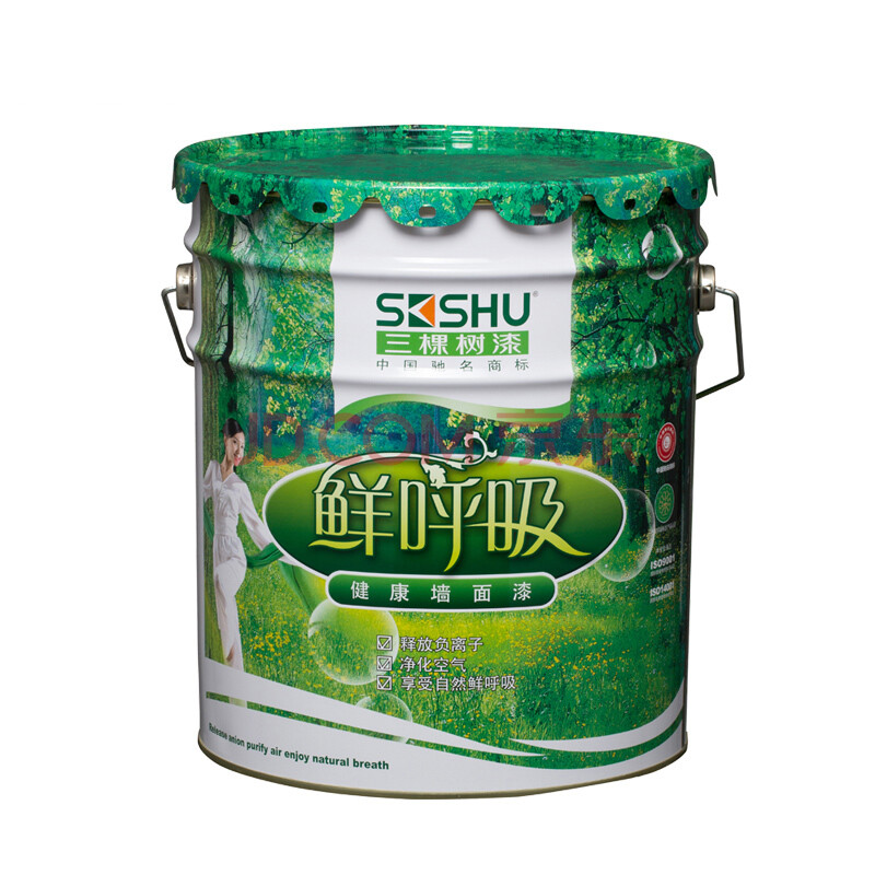 三棵树 鲜呼吸 新款净味面漆 sfi510 20kg