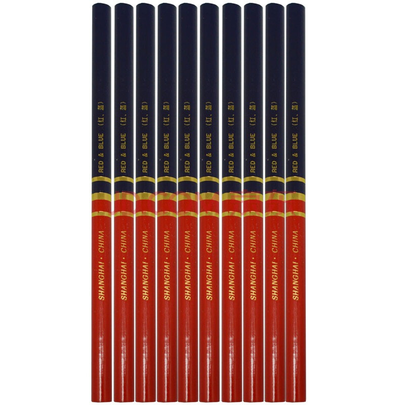 中华牌(chunghwa) 120 红蓝铅笔 10支/包