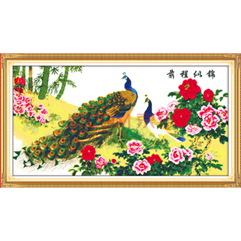 返回商品页悠趣100%精准印花布 十字绣套件 前程似锦!