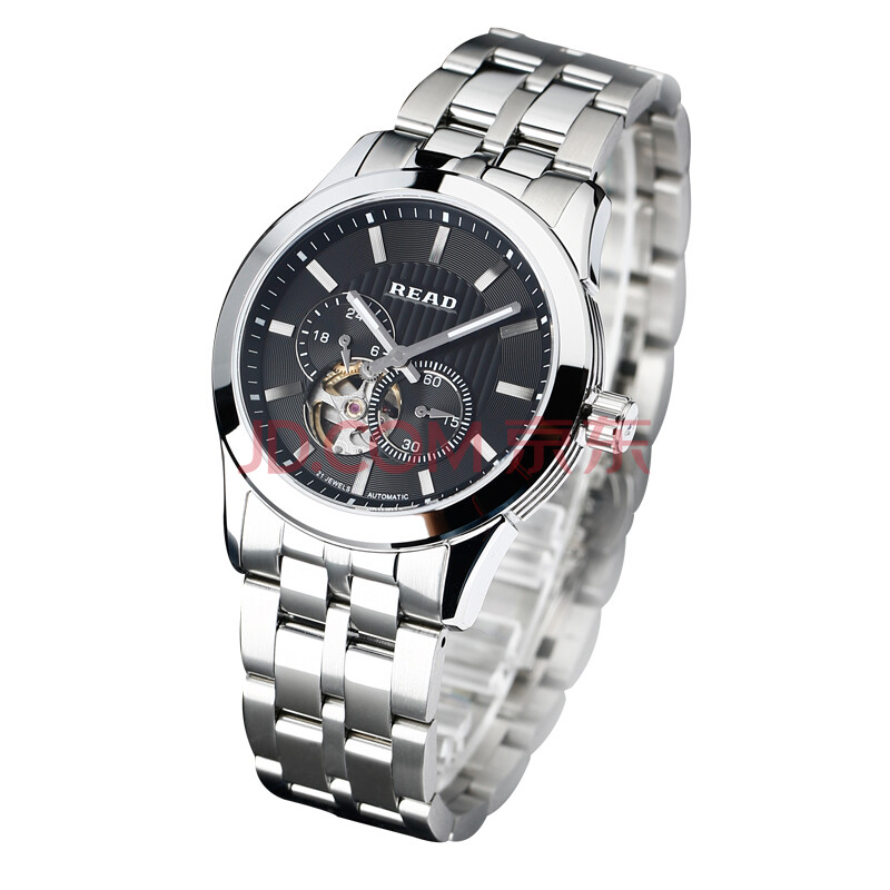 原装进口机芯 男士手表 夜光表 商务男表 陀飞轮手表 r8006g 黑面钢带