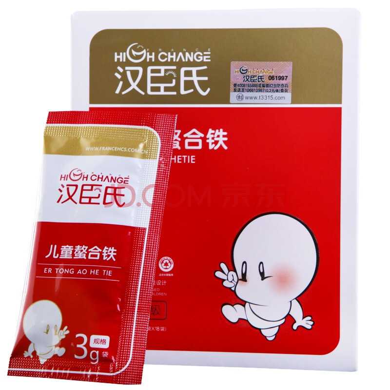汉臣氏儿童鳌合铁(金装升级)3g*18袋