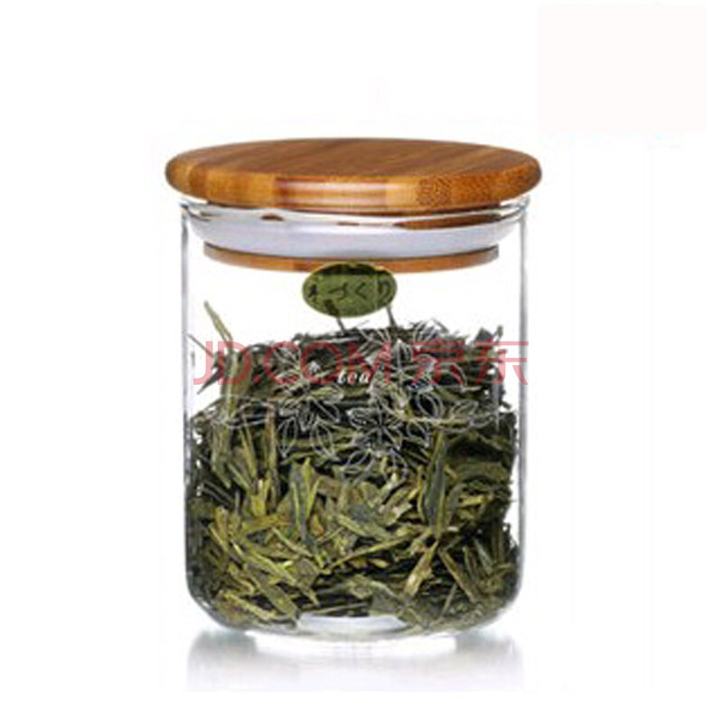 一屋窑 玻璃茶具透明玻璃密封茶叶罐茶道用具fh-905ss