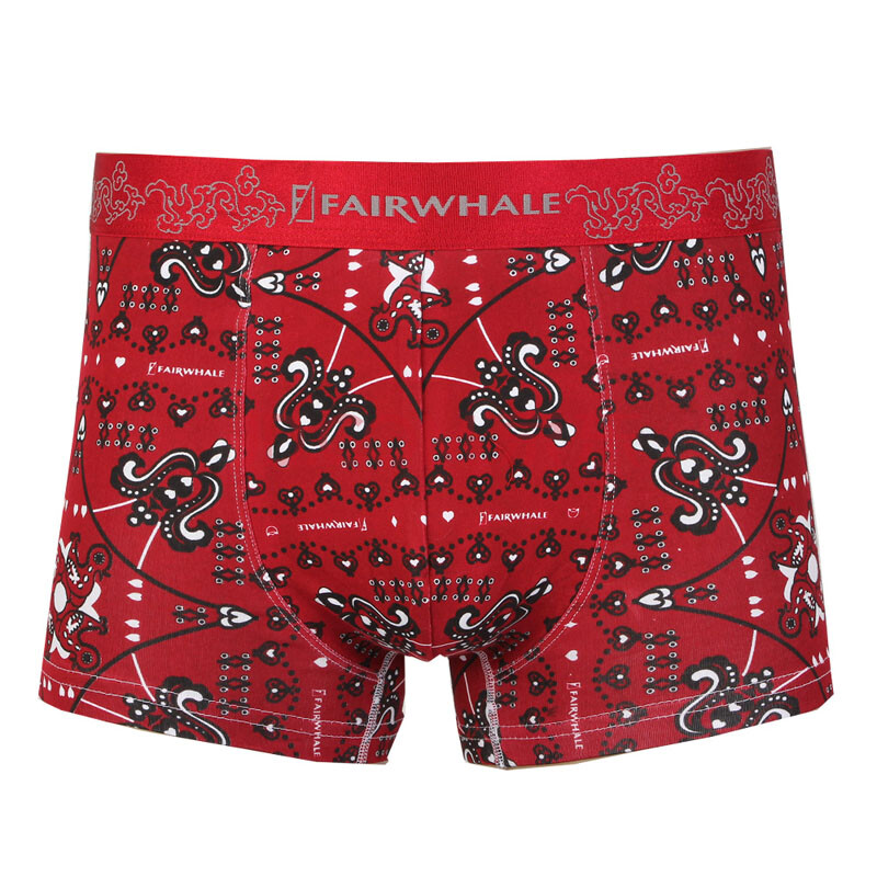 马克华菲 男装 简约自然春装95%棉平角内裤 7113065020-024 s