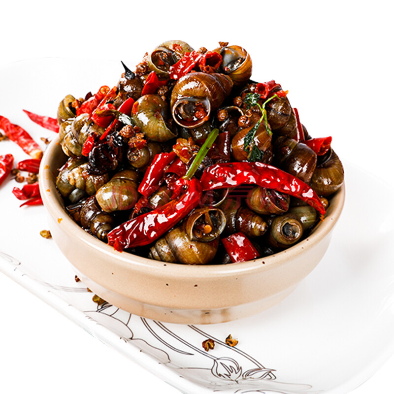 田螺香辣即食麻辣田螺炒田螺肉麻辣螺蛳粉零食泥螺即食批发 麻辣田螺8