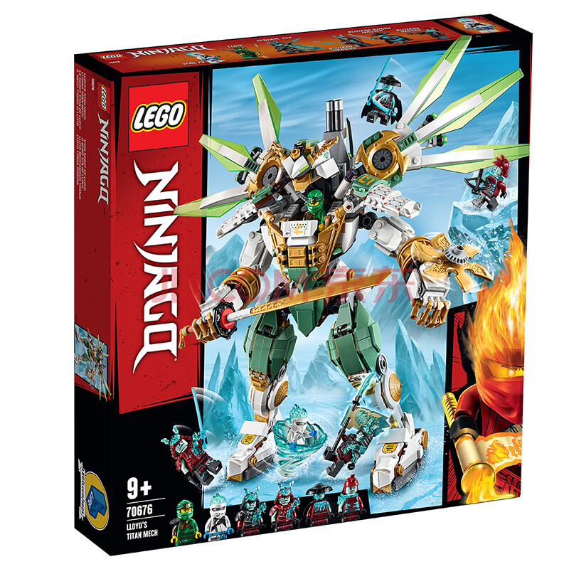 【樂高70676】樂高(lego)積木 幻影忍者ninjago勞埃德的泰坦機甲9歲 