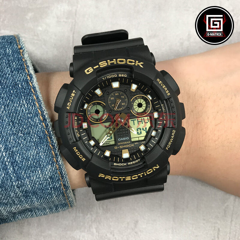 gshock卡西欧拆弹专家迷彩运动防水电子手表男ga-100cf-1a 9a 4a ga