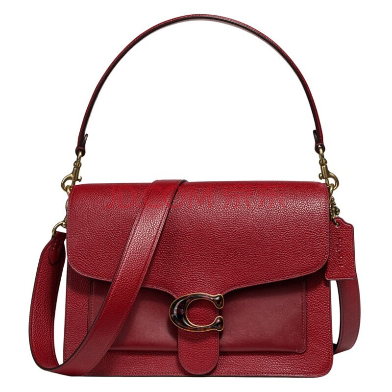 coach蔻驰 女士手提包79352 b4pe2(28*10*20) 深红色