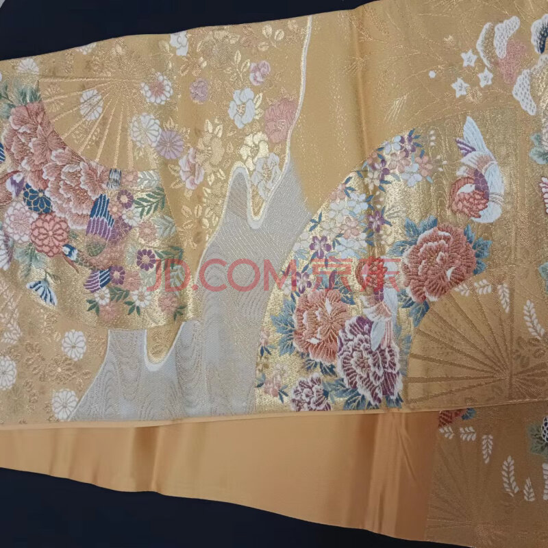 标的24-10：日本全新西阵织刺绣1块尺寸约400×31cm重量约909克