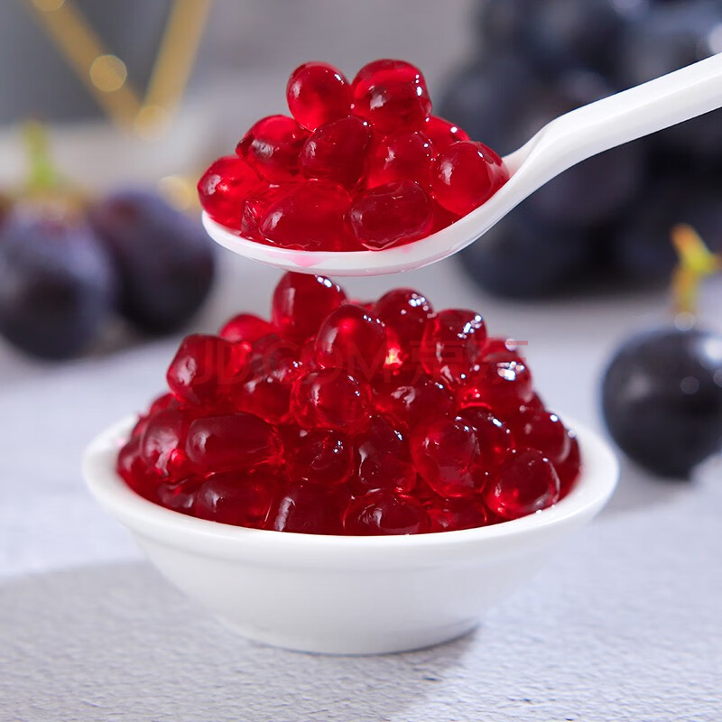 广禧水蜜桃寒天晶球1kg 蜜桃喜茶脆波波免煮珍珠啵啵水晶奶茶店专用