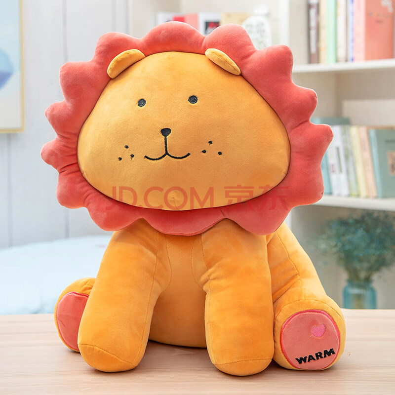 优羽可爱毛绒玩具抖音网红曼达狮子玩偶公仔布娃娃床上女孩生日礼物