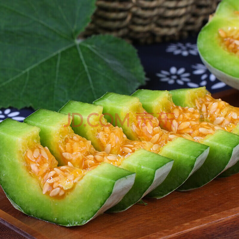 山东羊角蜜甜瓜水果新鲜香瓜羊角脆5斤当季整箱