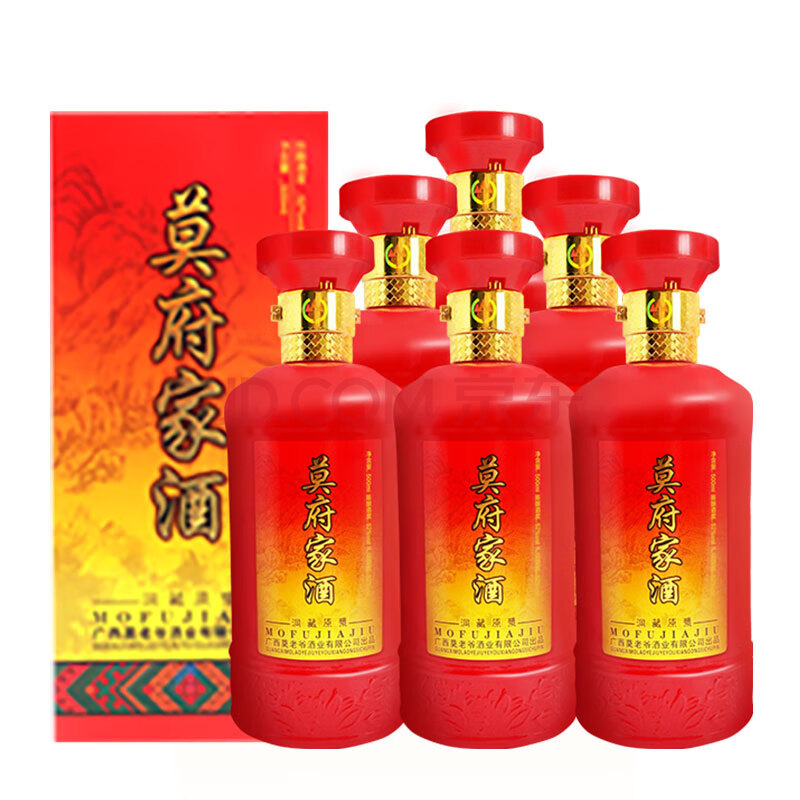 自营】广西莫老爷52度莫府家酒洞藏原浆纯粮白酒整箱6瓶【图片 价格