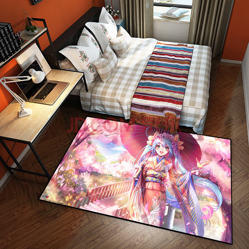 杞沐初音未来动漫地毯定制客厅卧室房间床边垫卡通vocaloid二次元 c